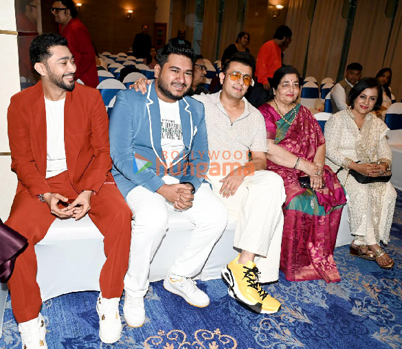 photos kumar sanu sonu nigam anuradha paudwal agam nigam sonu kakkar and others snapped at the launch of aditya shankars debut song shikayat hai 6
