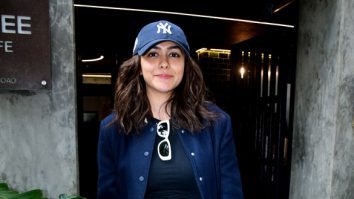 Photos: Mrunal Thakur snapped outside a cafe in Bandra