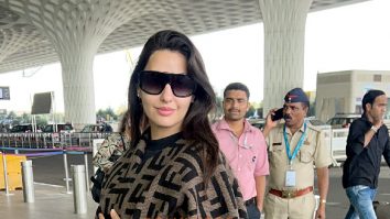 Photos: Nora Fatehi and Manoj Bajpayee snapped at the airport