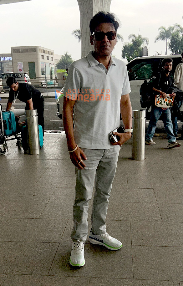 photos nora fatehi and manoj bajpayee snapped at the airport 2
