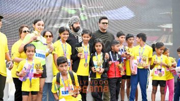 Photos: R Madhavan and others were snapped at the Bawa Juhu Juniorthon 2024 in Juhu