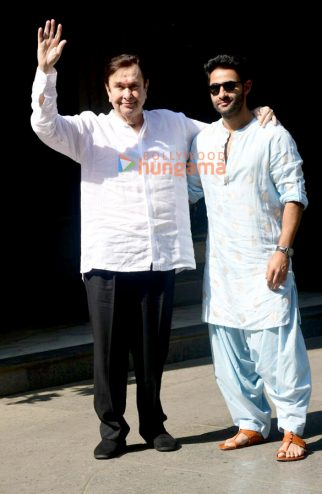 Photos: Randhir Kapoor and Armaan Jain snapped in Bandra