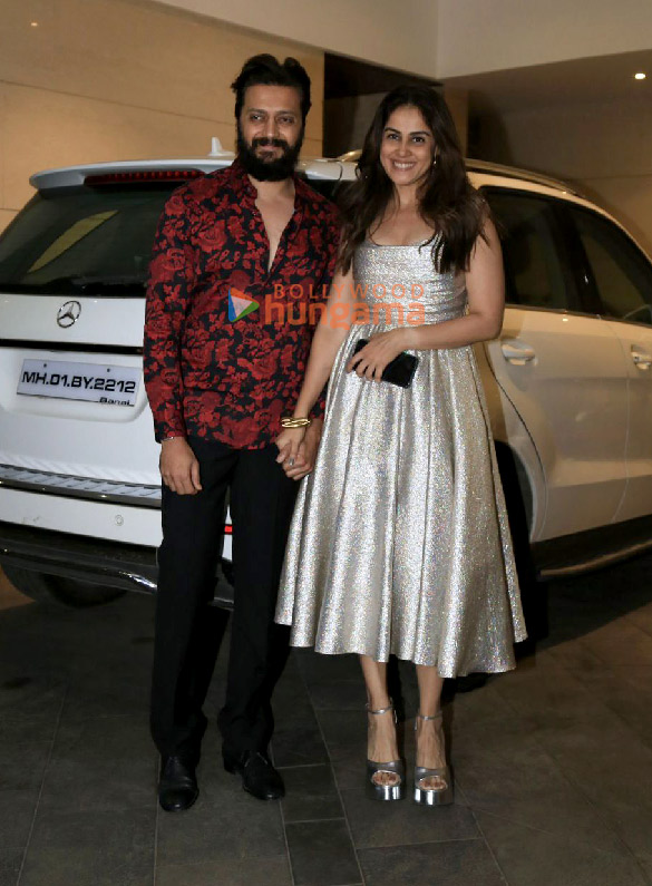 photos riteish deshmukh genelia deshmukh kajal aggarwal bhumi pednekar and others snapped attending jackky bhagnanis birthday bash 1