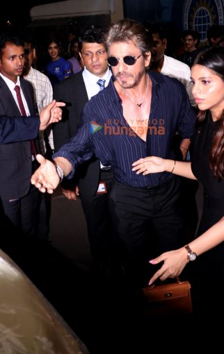 Photos: Shah Rukh Khan, Suhana Khan, Karan Johar and others snapped attending the Dhirubhai Ambani school annual day function