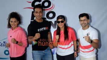 Photos: Sonu Sood, Saiyami Kher, Neha Dhupia and Siddharth Nigam attend GoFloRun event