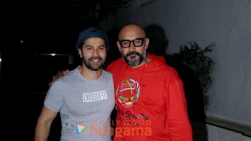 Photos: Varun Dhawan and Shashank Khaitan snapped in Bandra