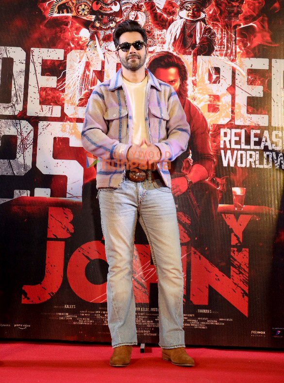 photos varun dhawan snapped at baby john press conference in jaipur 1