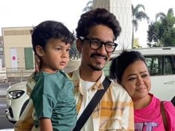 Bharti Singh and family snapped at the airport