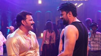 Bhojpuri star Pawan Singh and Bollywood’s Maniesh Paul spotted shooting together