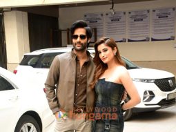 Photos: Aaman Devgan, Rasha Thadani, and Abhishek Kapoor snapped promoting their film Azaad