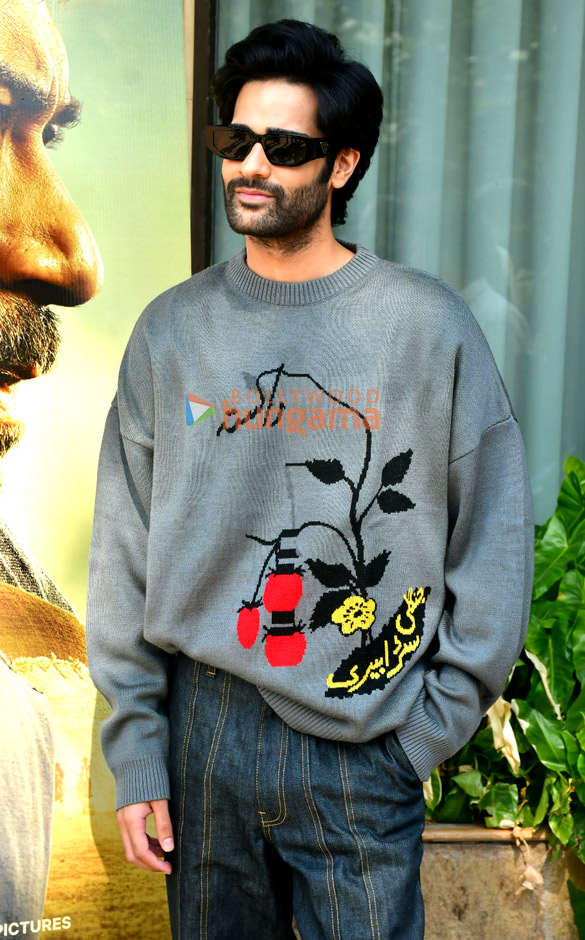 photos aaman devgan and rasha thadani snapped promoting azaad 6