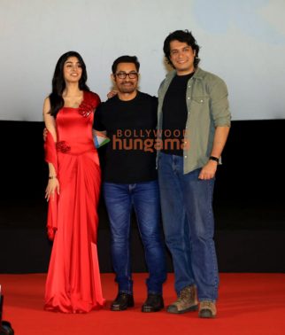 Photos: Aamir Khan, Junaid Khan, Khushi Kapoor, Advait Chandan and others snapped at the trailer launch of Loveyapa