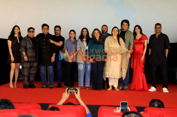 photos aamir khan junaid khan khushi kapoor advait chandan and others snapped at the trailer launch of loveyapa 3