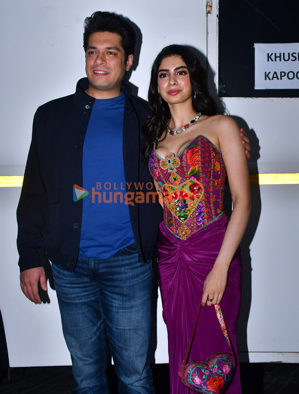 photos aamir khan junaid khan and khushi kapoor snapped promoting loveyapa on the sets of bigg boss 18 2