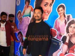 Photos: Aamir Khan, Nupur Shikhare and others attend the premiere of Elli AvrRam’s debut Marathi movie Ilu Ilu 1998