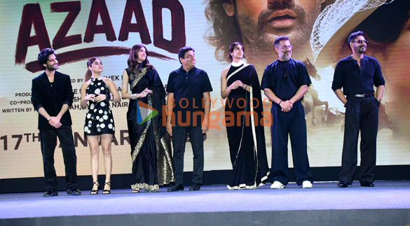 photos ajay devgn aaman devgan rasha thadani diana penty and others snapped at azaad trailer launch 2