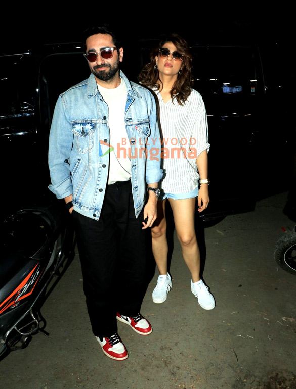 Photos: Ayushmann Khurrana and Tahira Kashyap snapped in Bandra Photos: Ayushmann Khurrana and Tahira Kashyap snapped in Bandra