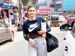 Photos: Daisy Shah spotted outside a gym in Bandra