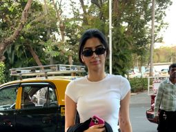 Photos: Junaid Khan, Khushi Kapoor and Sunidhi Chauhan snapped at the airport