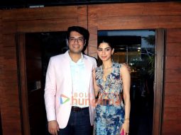 Photos: Junaid Khan and Khushi Kapoor snapped promoting their film Loveyapa