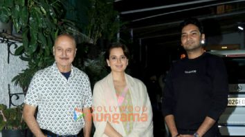 Photos: Kangana Ranaut, Anupam Kher and others grace the special screening of Emergency