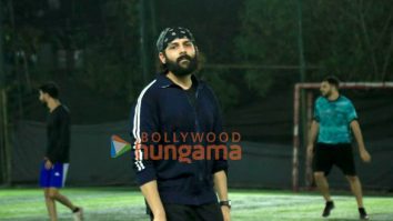 Photos: Kartik Aaryan snapped during a football match