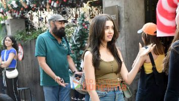Photos: Krithi Shetty snapped outside a cafe in Bandra