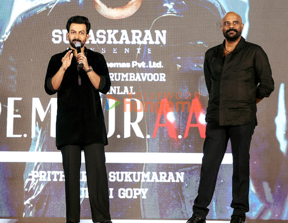 photos mohanlal prithviraj sukumaran and others snapped at l2e empuraan teaser launch event in kochi 5