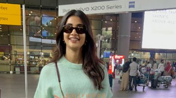 Photos: Pooja Hegde and Varun Dhawan snapped at the airport