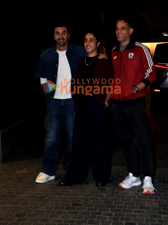 photos ranbir kapoor ananya panday and others grace the special screening of black warran 13