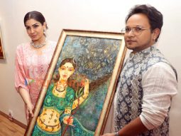 Photos: Raveena Tandon inaugurates Vishal Sablley’s ‘Nayika’ at Jehangir Art Gallery