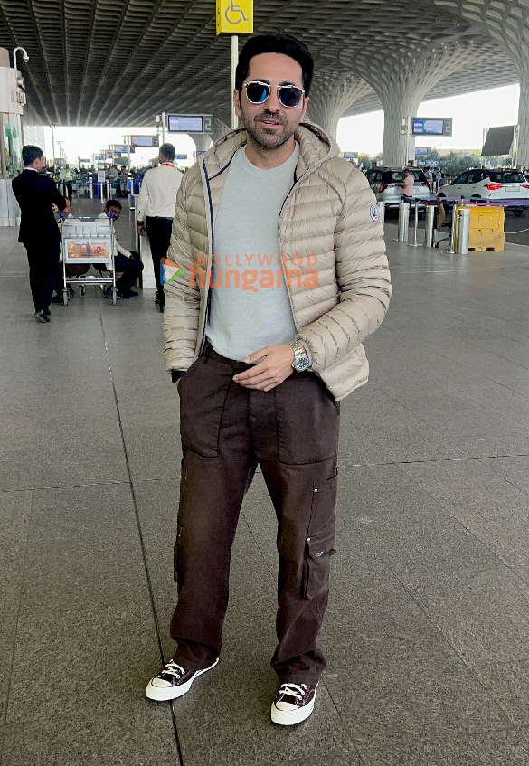photos sanjay dutt ayushmann khurrana hema malini and utkarsh sharma snapped at the airport 2