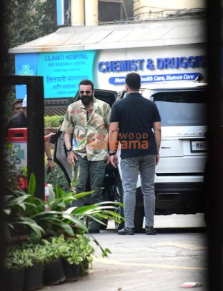 Photos: Sanjay Dutt spotted at hospital to meet Saif Ali Khan