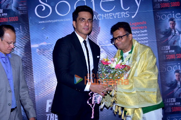 photos sonu sood graces the cover of society achievers magazine 2