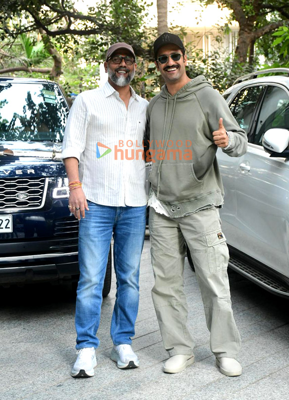 photos vicky kaushal with laxman utekar snapped at maddock office in santacruz 1