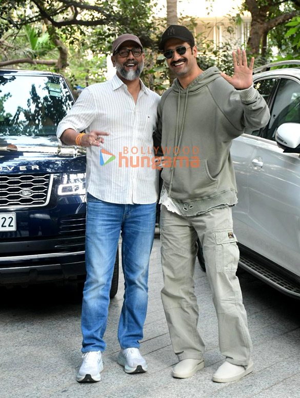 photos vicky kaushal with laxman utekar snapped at maddock office in santacruz 2