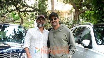 Photos: Vicky Kaushal and Laxman Utekar snapped at Maddock office in Santacruz