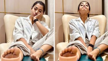 Rashmika Mandanna confirms about sustaining leg injury; pens note apologizing to filmmakers