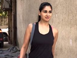 Nikita Dutta seems in a hurry after her gym sesh