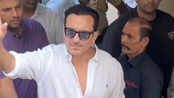 Saif Ali Khan facing media for the first time after the attack