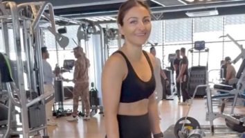 Soha Ali Khan and her first workout of 2025