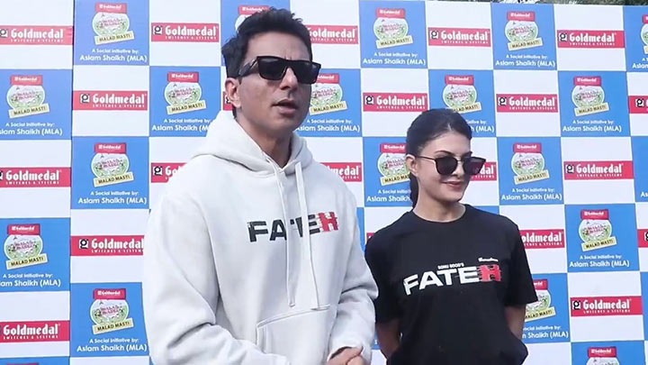 Sonu Sood, Jacqueline Fernandez and others attend Malad Masti by MLA Aslam Shaikh