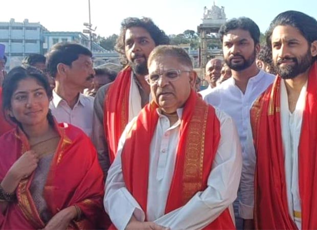 Naga Chaitanya, Sai Pallavi seek blessings at Tirupati ahead of Thandel release