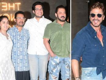 Aamir Khan, Salman Khan and Shah Rukh Khan together at GRAND Screening of Loveyapa