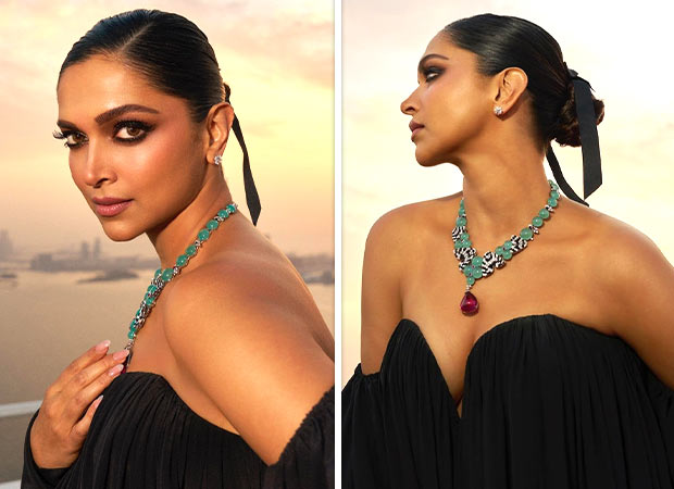 Deepika Padukone stuns in Cartier’s butterfly-inspired necklace with 63.76-carat rubellite at Dubai event 