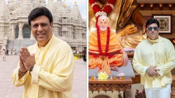 Govinda visits the Swaminarayan temple in New Jersey