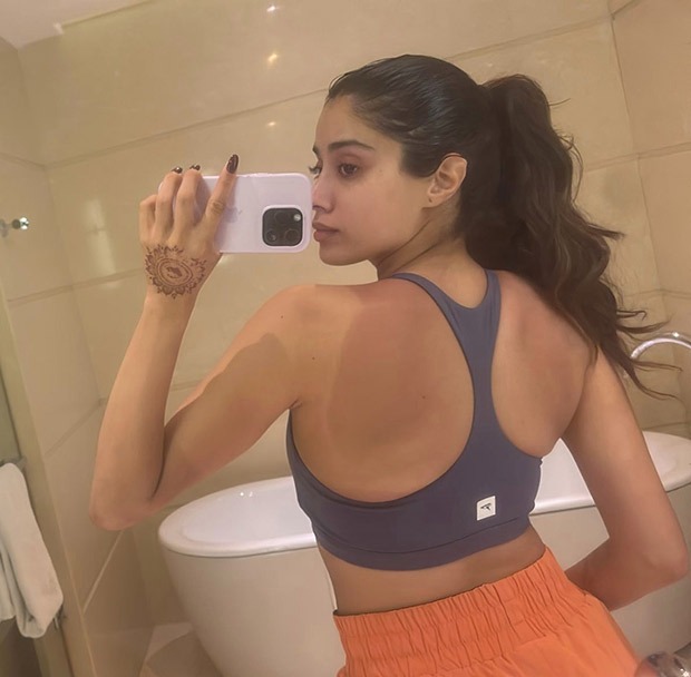 Janhvi Kapoor gets sunburnt while shooting for Param Sundari in Kochi