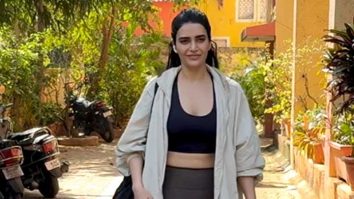 Karishma Tanna snapped after gym looking all fit & glowing