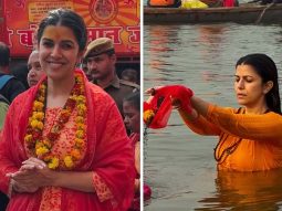 Nimrat Kaur says, “Words fail to describe this experience” as she takes a holy dip at Maha Kumbh in Prayagraj