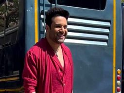 Our most known legend of comedy Krushna having a lil chit chat with the paps